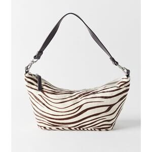 Urban Outfitters 90s Y2K Zebra Shoulder Bag Baguette Mini Trendy